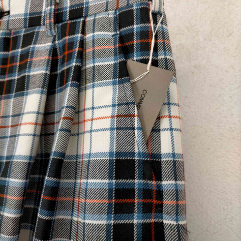 コムデギャルソンオムプリュス COMME des GARCONS HOMME PLUS AD2023 23AW チェック柄プリーツハーフパンツ メンズ JPN:XS