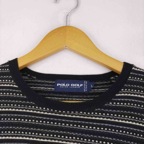ポロゴルフラルフローレン POLO GOLF RALPH LAUREN ボーダー ウールニット メンズ JPN:L