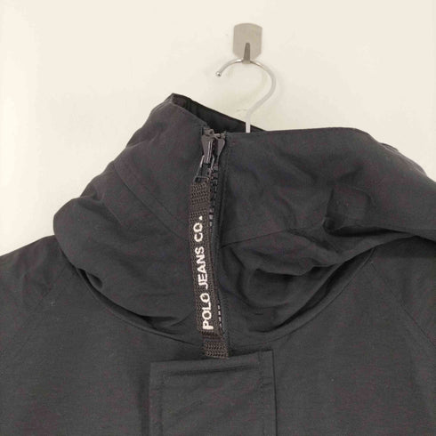 ポロジーンズカンパニーラルフローレン POLO JEANS COMPANY RALPH LAUREN 90s ナイロン中綿フーデッドコート メンズ import:M