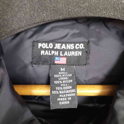 ポロジーンズカンパニーラルフローレン POLO JEANS COMPANY RALPH LAUREN 90s ナイロン中綿フーデッドコート メンズ import:M