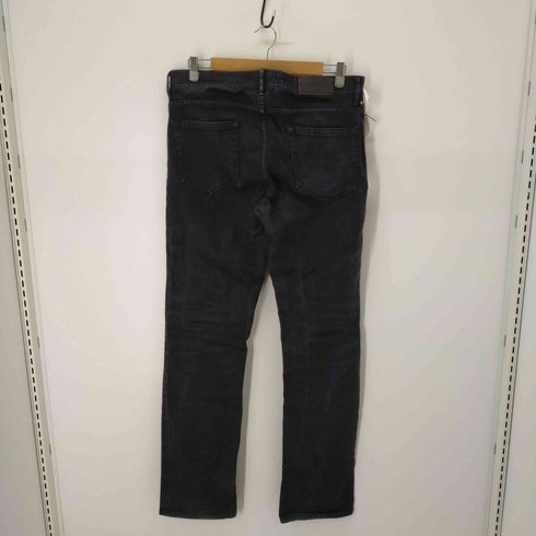 バーバリー BURBERRY テーパードブラックデニム メンズ 34