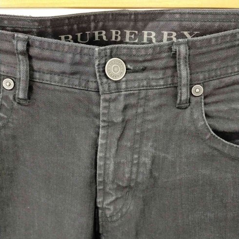 バーバリー BURBERRY テーパードブラックデニム メンズ 34