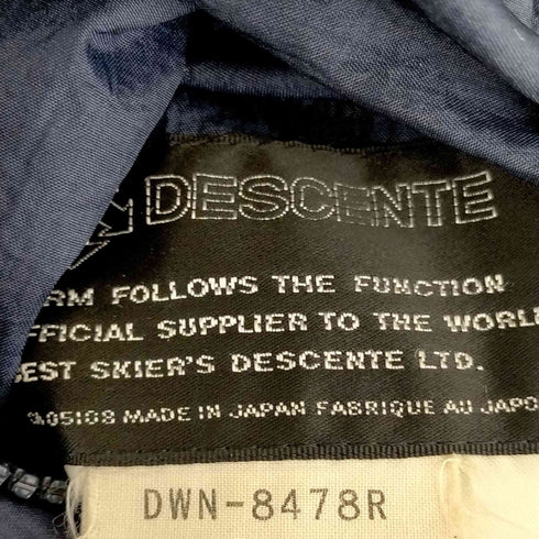 デサント descente 80-90s リバーシブルダウンジャケット メンズ