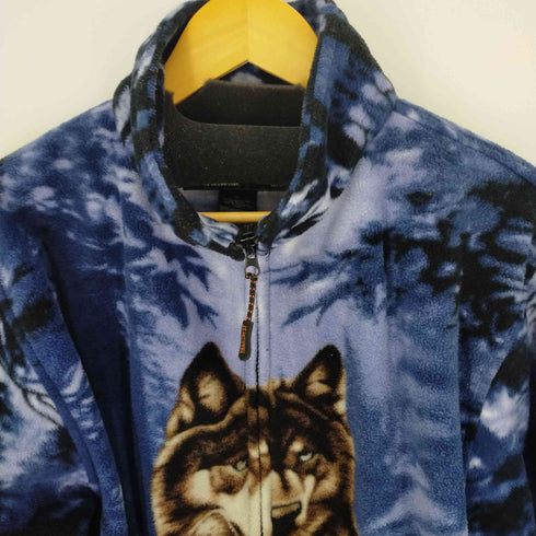 TRAIL CREST 00S フリースジャケット ウルフ 狼 メンズ JPN:XL