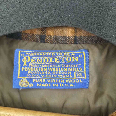 ペンドルトン PENDLETON USA製 オープンカラーチェックシャツ メンズ JPN:XL
