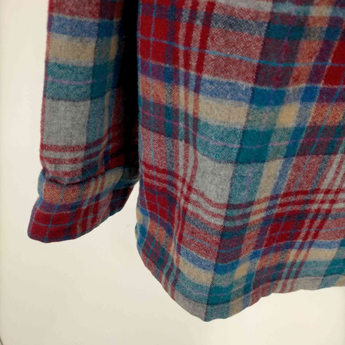 ペンドルトン PENDLETON 70s USA製 ウールチェックネルシャツ メンズ import:XL