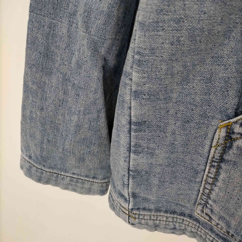 ザテリトリーアヘッド THE TERRITORY AHEAD ハーフボタン チロリアン エルボーパッチ シャンブレーパーカー メンズ import:M