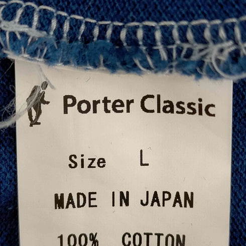ポータークラシック PORTER CLASSIC P.C INDIGO POLO SHIRT メンズ JPN:L
