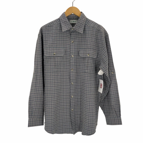 エルエルビーン L.L.Bean 80-90S ジャマイカ製 フラップポケット シャツ メンズ JPN:M