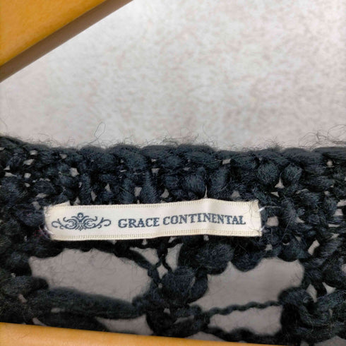 グレースコンチネンタル GRACE CONTINENTAL ウールナイロンローゲージニット レディース JPN:36