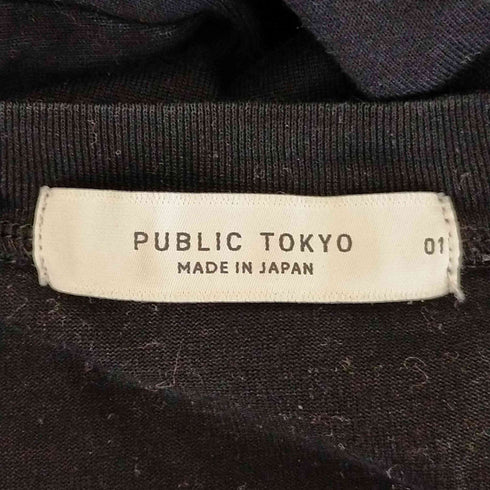 パブリックトウキョウ PUBLIC TOKYO スリットワンピース レディース 01