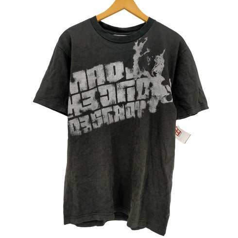 ヘクティク HECTIC 両面プリントクルーネック半袖Tシャツ メンズ