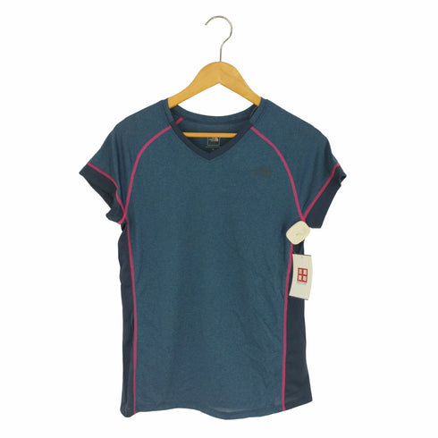ザノースフェイス THE NORTH FACE S/S GTD MELANGE V-NECK メランジVネックTシャツ レディース import:XL