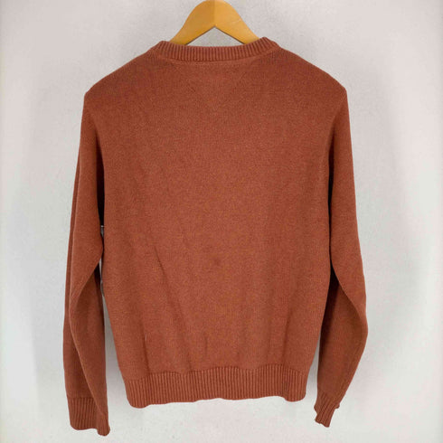 トミーヒルフィガー TOMMY HILFIGER ロゴ刺繍Vガゼットニット メンズ JPN:S