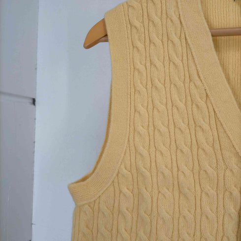 ポロバイラルフローレン Polo by RALPH LAUREN 90s ケーブルニットベスト メンズ JPN:L