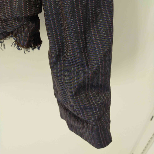 コムデギャルソンコムデギャルソン COMME des GARCONS COMME des GARCONS 18SS カットオフ ストライプスタンドカラージャケット レディース JPN:S