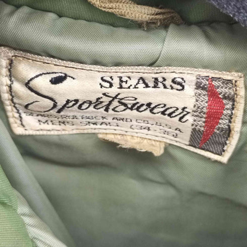シアーズ Sears 70S フーデッドキルティングジャケット メンズ 34-36