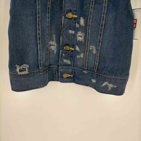 リー Lee ダメージデニムトラックジャケット メンズ JPN:S