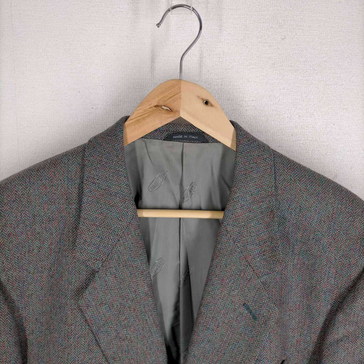 ミッソーニ ウオモ MISSONI UOMO イタリア製 2B ウールテーラード 