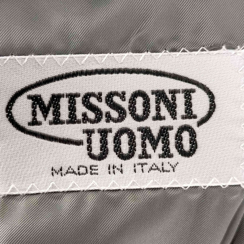 ミッソーニ ウオモ MISSONI UOMO イタリア製 2B ウールテーラードジャケット メンズ 50