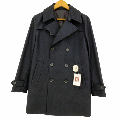 ピーエスポールスミス PS Paul Smith カシミヤ混 裏地フラワープリント ピーコート メンズ import:S