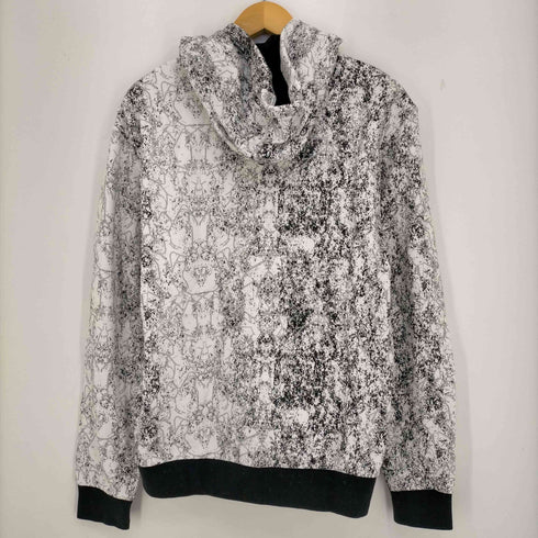 エンポリオアルマーニイーエーセブン EMPORIO ARMANI EA7 総柄 フロントロゴプルオーバーパーカー メンズ import:XXL