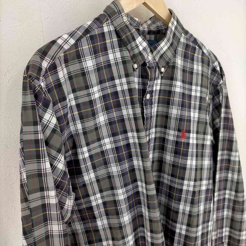 ラルフローレン RALPH LAUREN CLASSIC FIT ポニー刺繍 BDチェックシャツ メンズ JPN:L