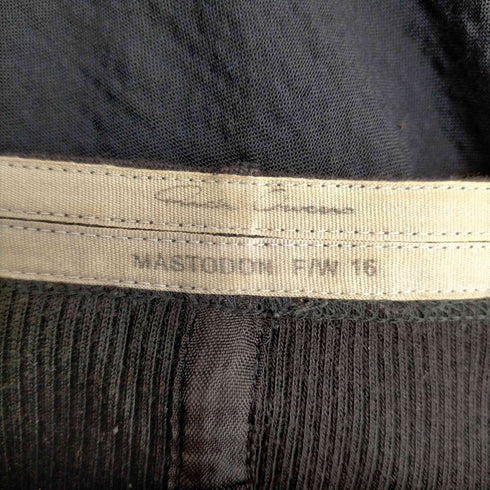 リックオウエンス RICK OWENS 16AW カットオフ加工 レーヨン混 デザインスカート レディース 36