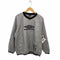 アンブロ UMBRO 00s 銀タグ 細ダイヤ Windup Piste Y2K 両面ロゴ Vネック プルオーバー メンズ S-M