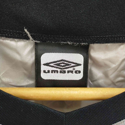 アンブロ UMBRO 00s 銀タグ 細ダイヤ Windup Piste Y2K 両面ロゴ Vネック プルオーバー メンズ S-M