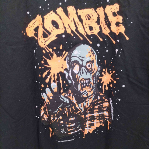 EROSTIKA ZOMBIEプリント クルーネックTシャツ メンズ