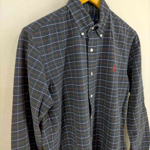 ラルフローレン RALPH LAUREN CUSTOM FIT ポニー刺繍 チェックBDシャツ メンズ JPN:M