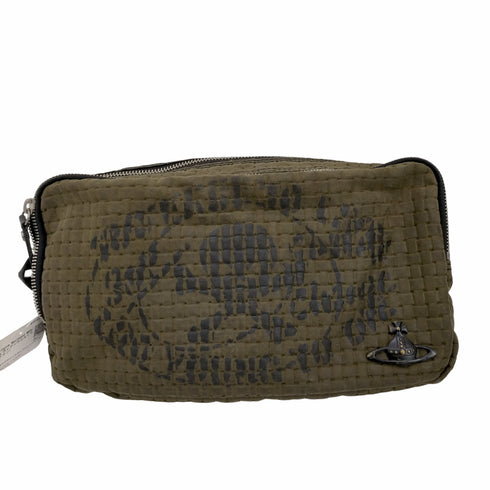 ヴィヴィアンウエストウッドマン Vivienne Westwood MAN 編み込みデザインスカルプリントショルダーバッグ メンズ ONE SIZE