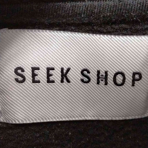 SEEK SHOP} ハイネック ジップデザインスウェット メンズ FREE