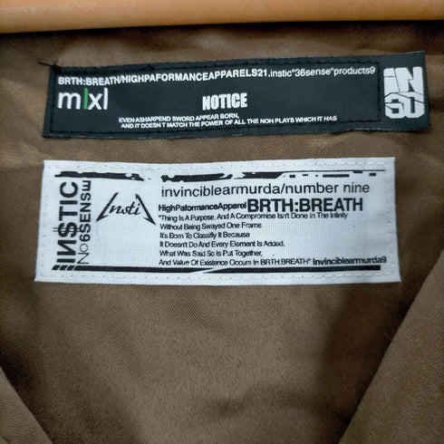 バースブレス BRTH BREATH モッズコート メンズ