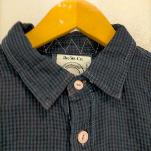 ディーゼル DIESEL ロゴワッペンチェックBDシャツ メンズ JPN:M