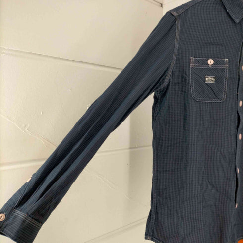 ディーゼル DIESEL ロゴワッペンチェックBDシャツ メンズ JPN:M