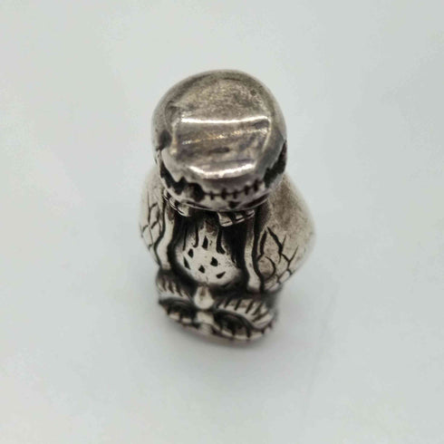 インターフェイス INTERFACE OWL&SKULL フクロウ スカル SILVER ペンダントトップ メンズ