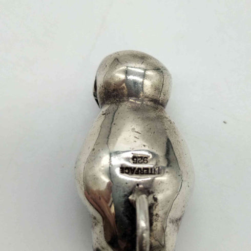 インターフェイス INTERFACE OWL&SKULL フクロウ スカル SILVER ペンダントトップ メンズ