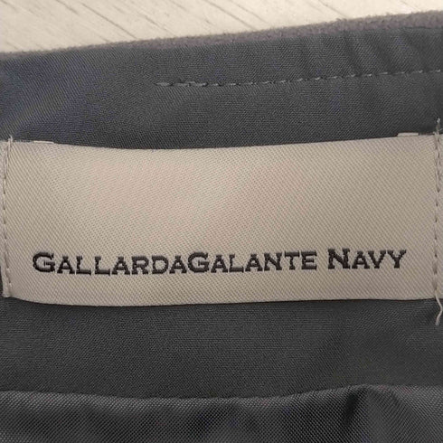 ガリャルダガランテ GALLARDAGALANTE NAVY エコスエードタイトスカート レディース JPN:1