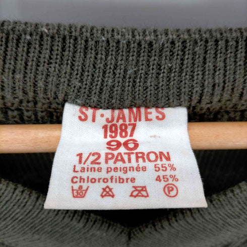 フレンチアーミー FRENCH ARMY ST.JAMES ミリタリーVネックニット コマンドセーター メンズ 96