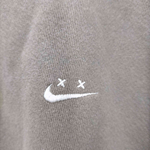 ナイキ NIKE USA製 白タグ ワンポイント刺繍クルーネックスウェット メンズ JPN:L