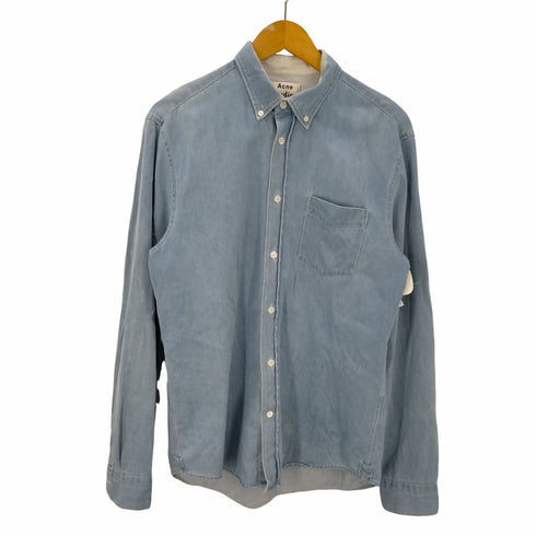 アクネストゥディオズ ACNE STUDIOS L/S CLASSIC FIT ISHERWOOD DEN デニムBDシャツ メンズ JPN:48