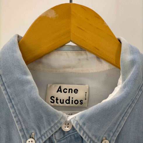 アクネストゥディオズ ACNE STUDIOS L/S CLASSIC FIT ISHERWOOD DEN デニムBDシャツ メンズ JPN:48