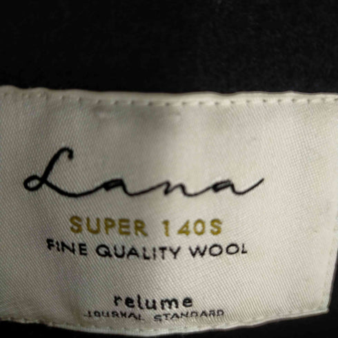 ジャーナルスタンダードレリューム JOURNAL STANDARD relume LANA WOOL 140 クルーネックコート レディース 42