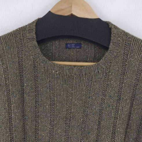 ポロバイラルフローレン Polo by RALPH LAUREN スモールポニー刺繍 ネップ ウールシルク混ニット メンズ JPN:L