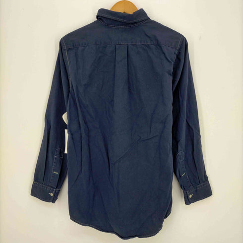 ラルフローレン RALPH LAUREN 90s BLAIREポニー刺繍 後染めステッチ ボタンダウンシャツ メンズ import:XL