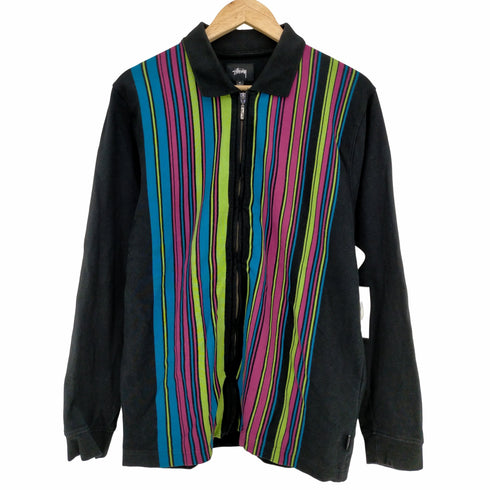 ステューシー Stussy Simon LS Zip Polo メンズ import:M