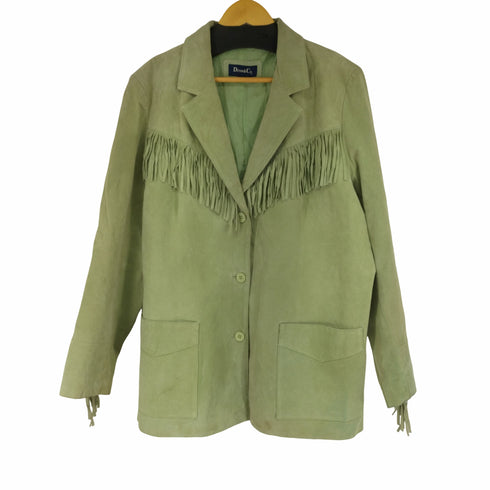 デニムアンドコー DENIM & Co. フリンジ3Bレザージャケット メンズ