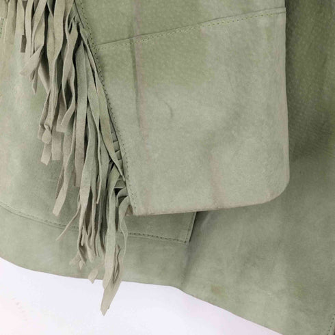 デニムアンドコー DENIM & Co. フリンジ3Bレザージャケット メンズ